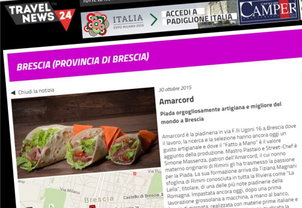 Piada orgogliosamente artigiana e migliore al mondo a Brescia